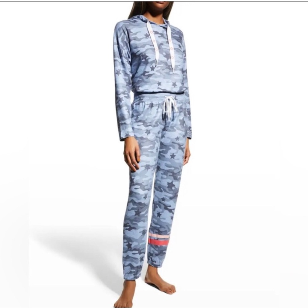 Starlight Peachy Blue Camo PJ Salvage Lounge Set